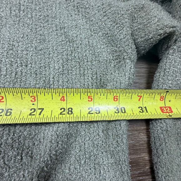 Barefoot Dreams CozyChic Lite Half Zip Pull-Over Sweater, Soft, 3X, Green, Cozy - Picture 7 of 11